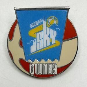 WNBA x Wincraft Officially Licensed Enamel Basketball Team Pin Chicago SKY EUC